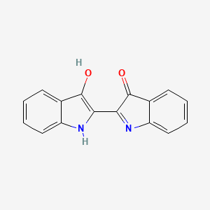 molecular formula C16H10N2O2 B1671874 Indigotin CAS No. 482-89-3