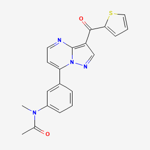 molecular formula C20H16N4O2S B1671879 Indiplon CAS No. 325715-02-4