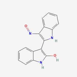 molecular formula C16H11N3O2 B1671880 Indirubin-3'-monoxime CAS No. 160807-49-8