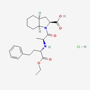 molecular formula C24H35ClN2O5 B1671885 Indolapril Hydrochloride CAS No. 80828-32-6