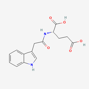 molecular formula C15H16N2O5 B1671889 Indole-3-acetyl glutamate CAS No. 57105-48-3