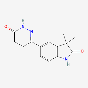 molecular formula C14H15N3O2 B1671892 Indolidan CAS No. 100643-96-7