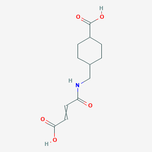 molecular formula C12H17NO5 B016719 N-[4-(-Carboxycyclohexylmethyl)]maleamidic Acid CAS No. 72748-87-9