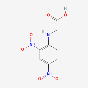 molecular formula C8H7N3O6 B1671900 N-(2,4-Dinitrophenyl)glycine CAS No. 1084-76-0