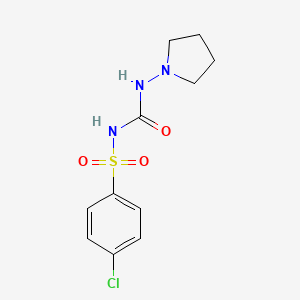 molecular formula C11H14ClN3O3S B1671907 Glyclopyramide CAS No. 631-27-6