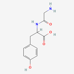 molecular formula C11H14N2O4 B1671926 Glycyl-L-tyrosine CAS No. 658-79-7