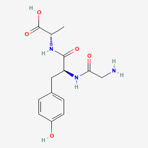 molecular formula C14H19N3O5 B1671927 Glycyl-tyrosyl-alanine CAS No. 112898-27-8