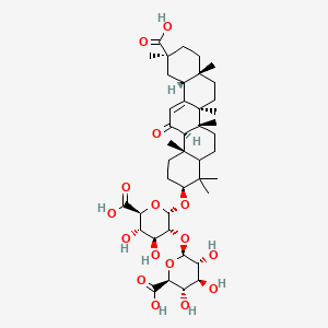 molecular formula C42H59O16-3 B1671929 Glycyrrhizin CAS No. 1405-86-3