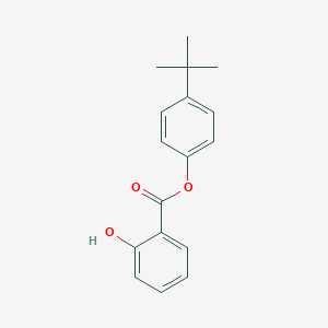 molecular formula C17H18O3 B167193 4-tert-Butylphenyl salicylate CAS No. 87-18-3