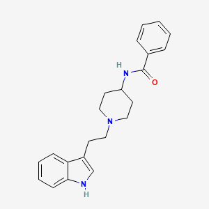 molecular formula C22H25N3O B1671937 Indoramin CAS No. 26844-12-2
