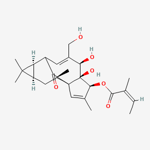 molecular formula C25H34O6 B1671946 Ingenol mebutate CAS No. 75567-37-2