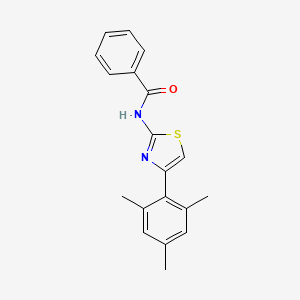 B1671949 N-(4-mesitylthiazol-2-yl)benzamide CAS No. 1001753-24-7