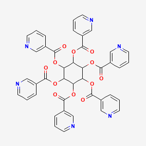 molecular formula C42H30N6O12 B1671955 Inositol Hexanicotinate CAS No. 6556-11-2