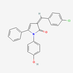 molecular formula C23H16ClNO2 B1671959 inS3-54A18 