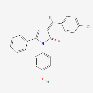 molecular formula C23H16ClNO2 B1671959 inS3-54-A18 CAS No. 328998-53-4