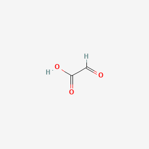 molecular formula C2H2O3 B1671967 Glyoxylic acid CAS No. 298-12-4
