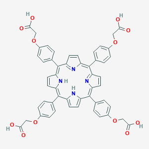 molecular formula C52H38N4O12 B167197 5,10,15,20-Tetrakis(4-carboxymethyloxyphenyl)-21H,23H-porphine CAS No. 127812-08-2
