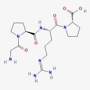 molecular formula C18H31N7O5 B1671970 GPRP CAS No. 67869-62-9