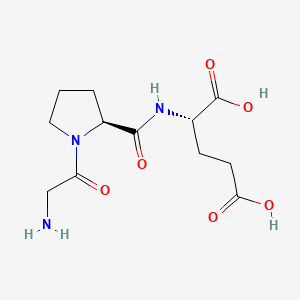 molecular formula C12H19N3O6 B1671971 Glycyl-prolyl-glutamic acid CAS No. 32302-76-4