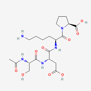 molecular formula C20H33N5O9 B1671990 Goralatide CAS No. 120081-14-3