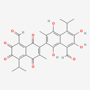 molecular formula C30H26O10 B1671996 Gossypolone CAS No. 4547-72-2