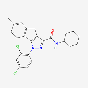 molecular formula C24H23Cl2N3O B1671998 CB2 receptor agonist 3 CAS No. 919077-81-9