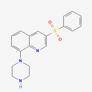 molecular formula C19H19N3O2S B1672000 因梯匹丁 CAS No. 607742-69-8