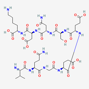 molecular formula C39H64N12O19 B1672002 Interleukin-1beta (163-171) CAS No. 106021-96-9