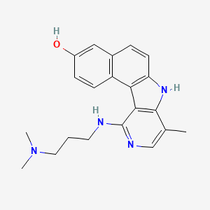 molecular formula C21H24N4O B1672004 Intoplicine CAS No. 125974-72-3