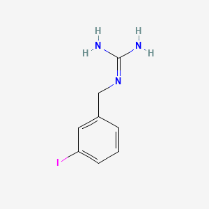 molecular formula C16H22I2N6O4S B1672009 Iobenguane CAS No. 80663-95-2