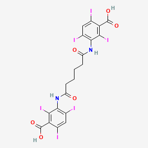 molecular formula C20H14I6N2O6 B1672019 Iodipamide CAS No. 606-17-7