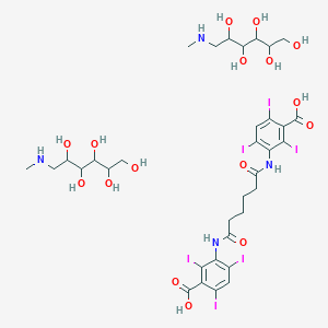 molecular formula C34H48I6N4O16 B1672020 Endocistobil;Endografin CAS No. 3521-84-4