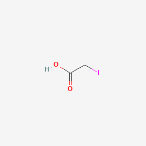 molecular formula C2H3IO2 B1672022 Iodoacetic acid CAS No. 64-69-7