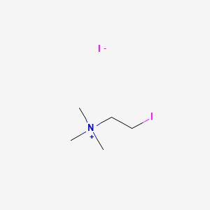 B1672026 (2-Iodoethyl)trimethylammonium iodide CAS No. 5110-69-0