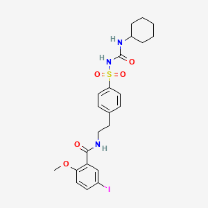 molecular formula C23H28IN3O5S B1672030 Iodoglibenclamide CAS No. 16789-77-8