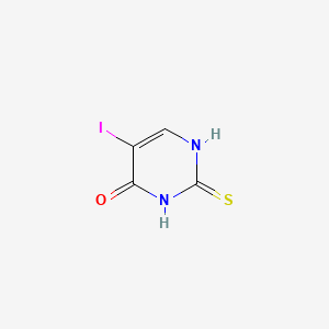 molecular formula C4H3IN2OS B1672036 Iodothiouracil CAS No. 5984-97-4