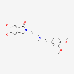 molecular formula C24H32N2O5 B1672040 Falipamil CAS No. 77862-92-1