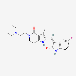 molecular formula C23H27FN4O2 B1672043 Famitinib CAS No. 1044040-56-3