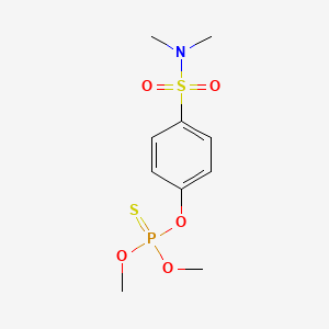molecular formula C10H16NO5PS2 B1672047 Famphur CAS No. 52-85-7