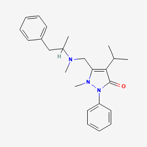 molecular formula C24H31N3O B1672048 Famprofazone CAS No. 22881-35-2