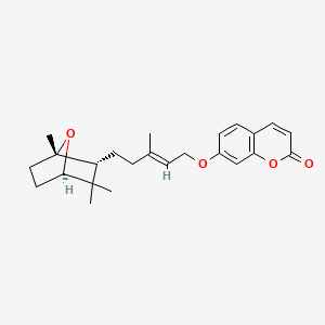 molecular formula C24H30O4 B1672057 Farnesiferol C CAS No. 512-17-4