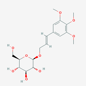molecular formula C18H26O9 B167206 Juniperoside CAS No. 135743-09-8