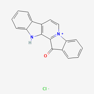 molecular formula C18H11ClN2O B1672061 Fascaplysin CAS No. 14719-57-2
