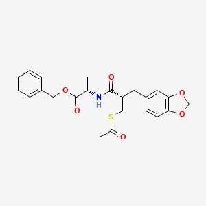molecular formula C23H25NO6S B1672067 Fasidotril CAS No. 135038-57-2