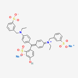 molecular formula C37H36N2Na2O10S3 B1672072 Fast Green FCF CAS No. 2353-45-9