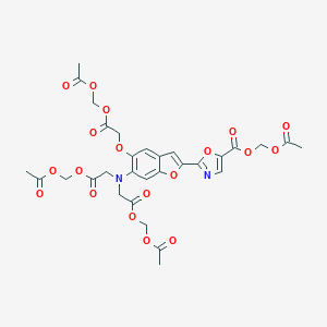 molecular formula C30H30N2O19 B167209 Mag-fura-2-acetoxymethyl ester CAS No. 130100-20-8