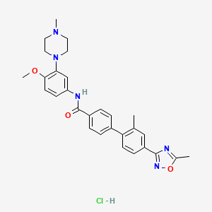 molecular formula C29H32ClN5O3 B1672116 GR 127935 hydrochloride CAS No. 148642-42-6