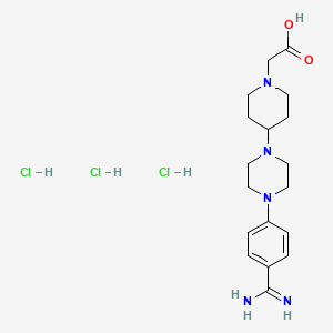 molecular formula C18H30Cl3N5O2 B1672117 GR 144053 trihydrochloride CAS No. 1215333-48-4