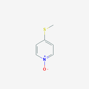 molecular formula C6H7NOS B167212 4-Methylsulfanyl-1-oxidopyridin-1-ium CAS No. 129598-77-2