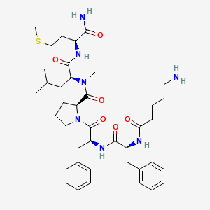 molecular formula C40H59N7O6S B1672127 GR-73632 CAS No. 133156-06-6